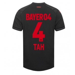 Bayer Leverkusen Jonathan Tah #4 Replika Hjemmebanetrøje 2023-24 Kortærmet